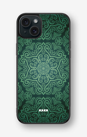 iPhone 15 Plus Hard Case – Retro Forest - View 1