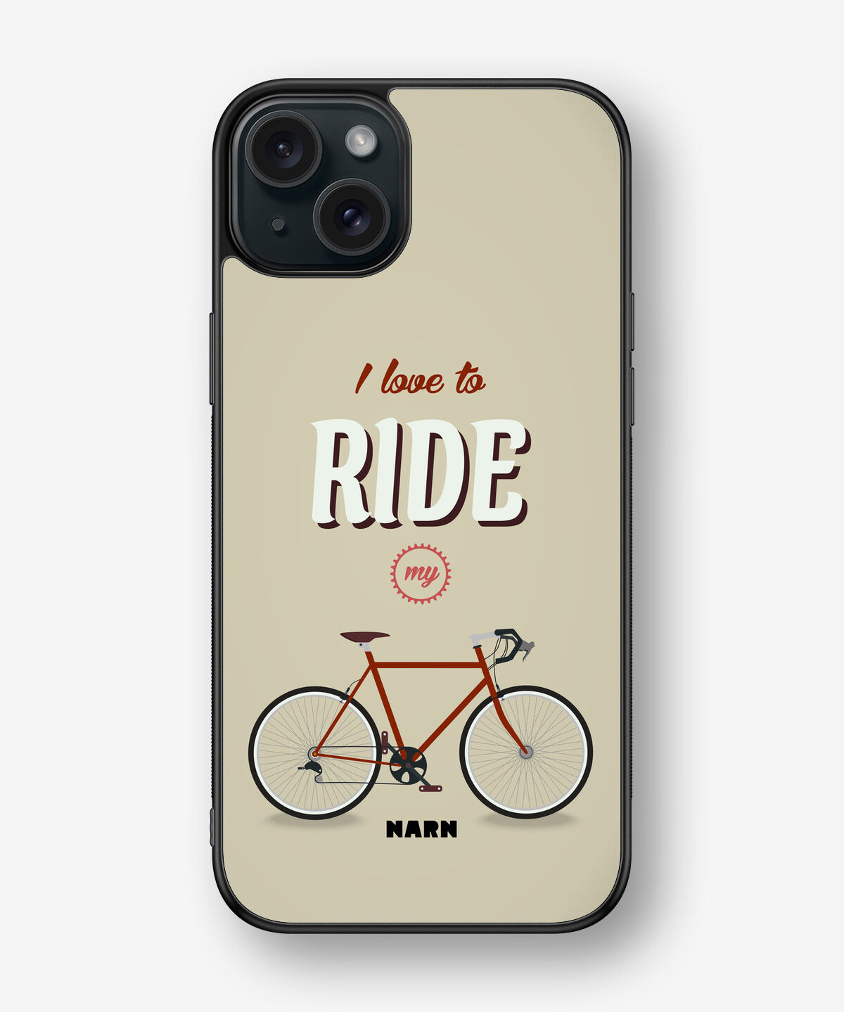 iPhone 15 Plus Hard Case – Ride My Bicycle - View 1