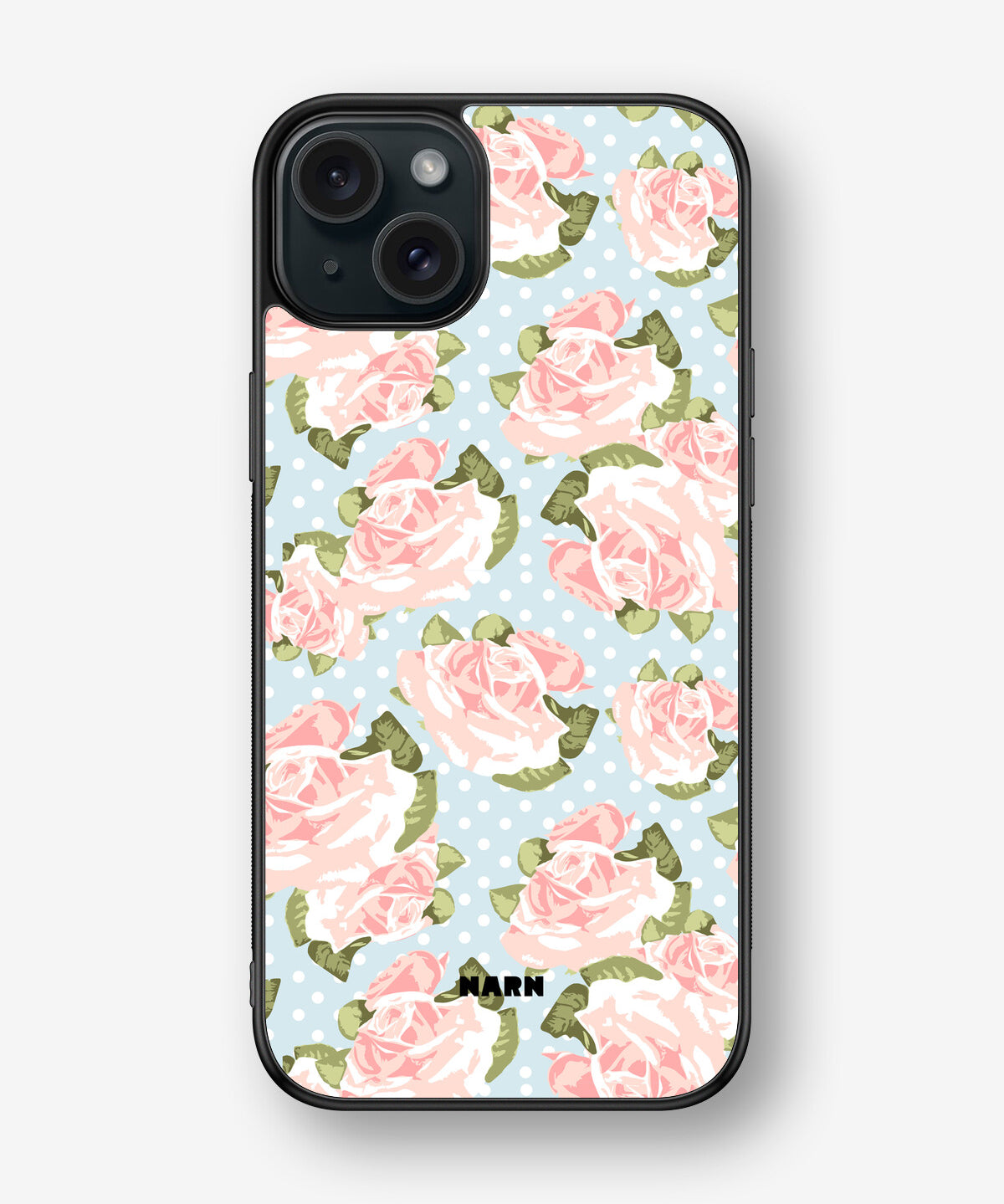 iPhone 15 Plus Hard Case – Rose Garden - View 1