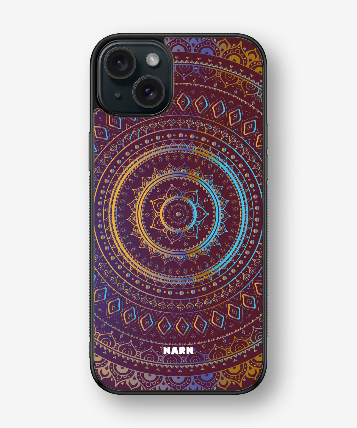 iPhone 15 Plus Hard Case – Royal Mandala - View 1
