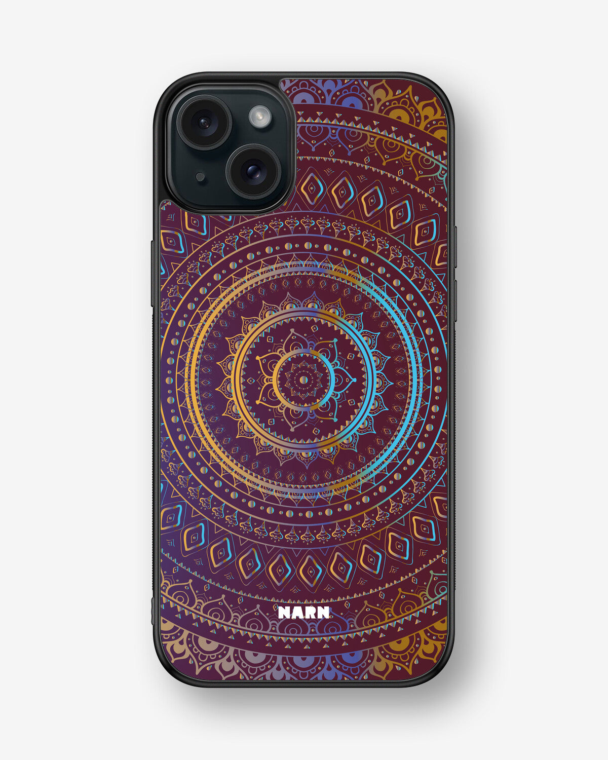 iPhone 15 Plus Hard Case – Royal Mandala - View 1