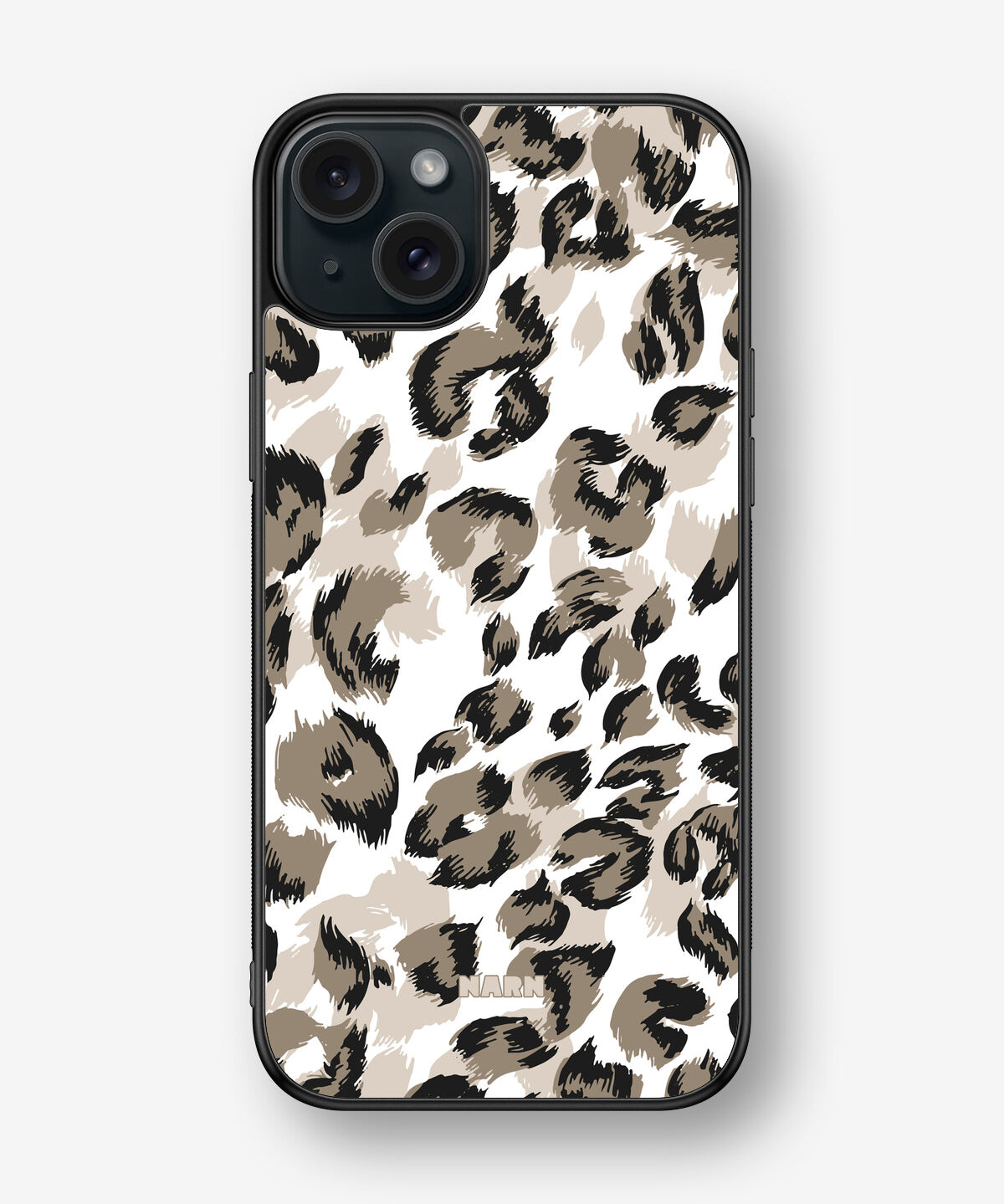 iPhone 15 Plus Hard Case – Snow Leopard - View 1