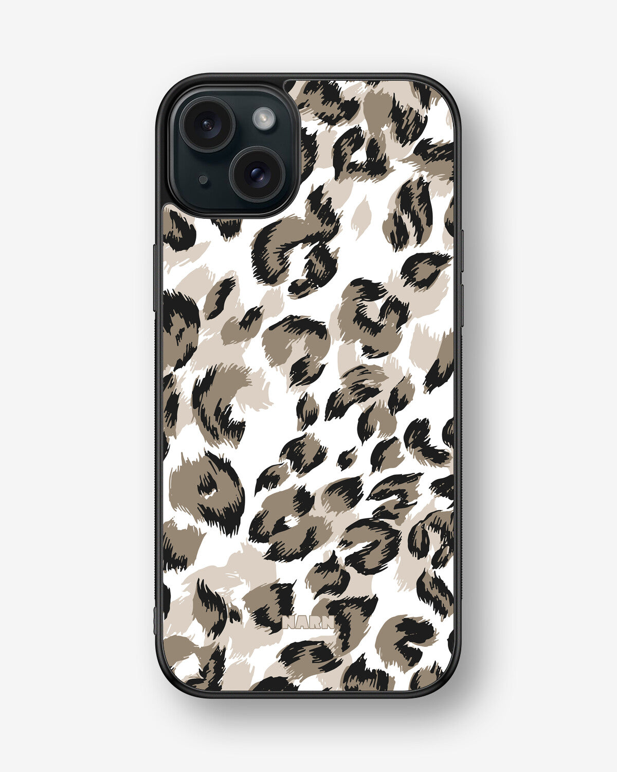 iPhone 15 Plus Hard Case – Snow Leopard - View 1