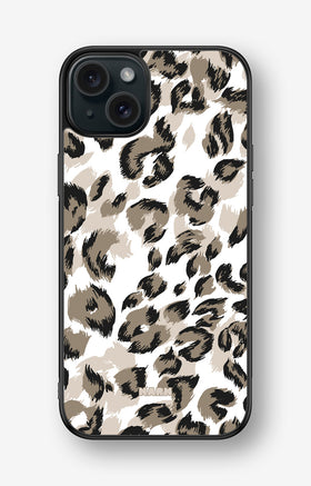 iPhone 15 Plus Hard Case – Snow Leopard - View 1