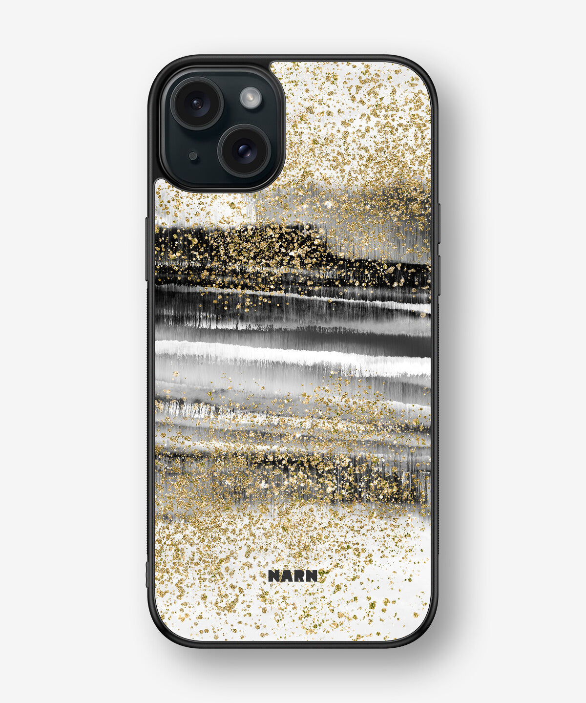 iPhone 15 Plus Hard Case – Sparkly Tie Dye - View 1