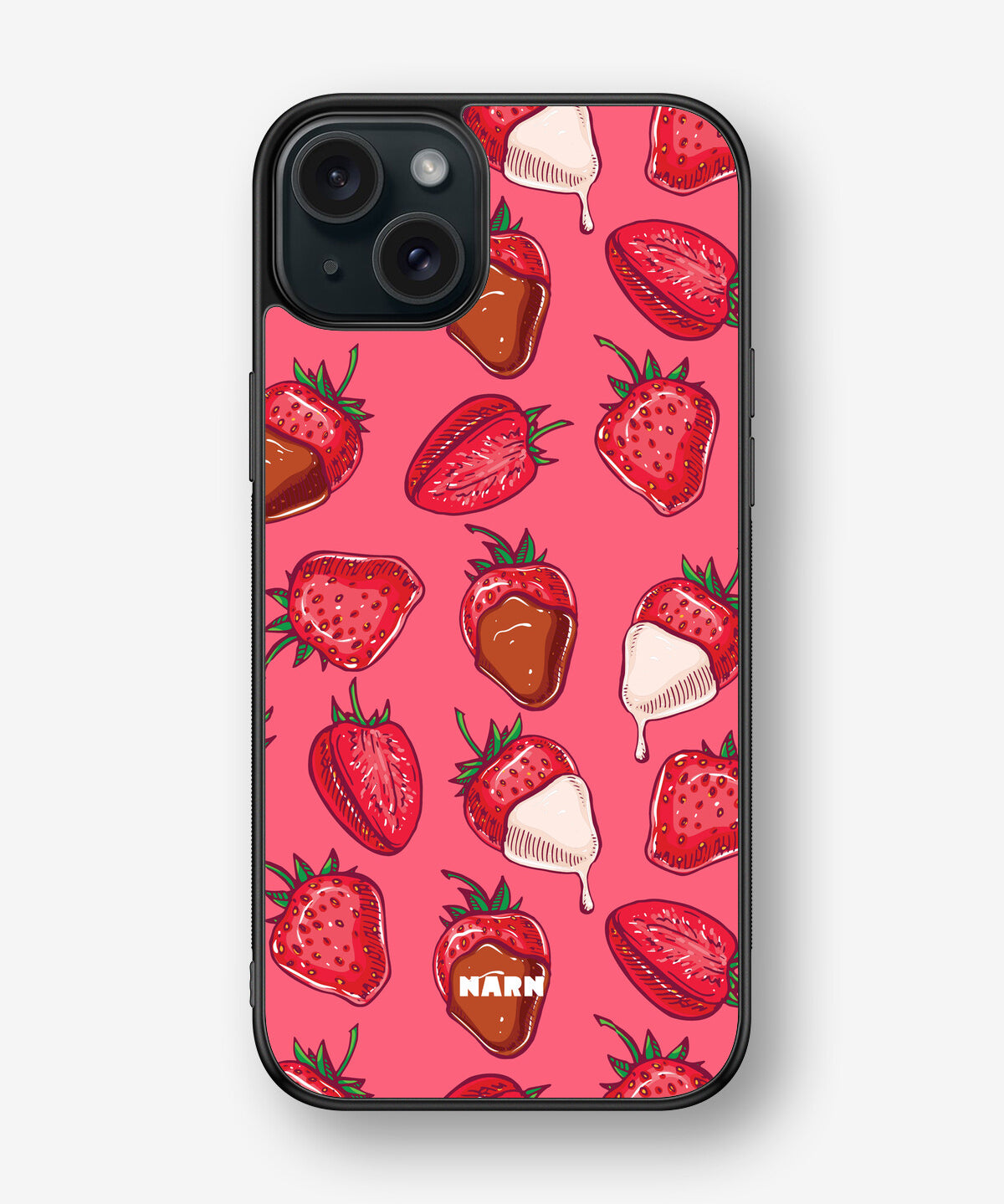 iPhone 15 Plus Hard Case – Strawberry Chocolate - View 1