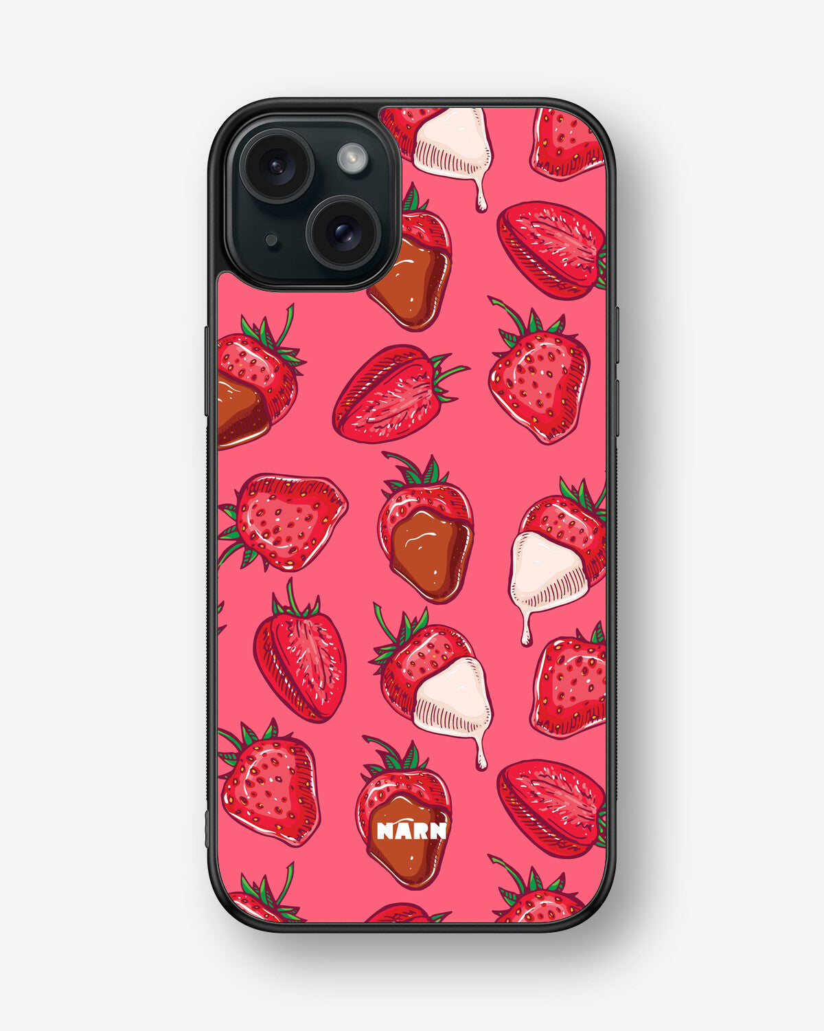 iPhone 15 Plus Hard Case – Strawberry Chocolate - View 1