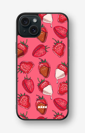 iPhone 15 Plus Hard Case – Strawberry Chocolate - View 1