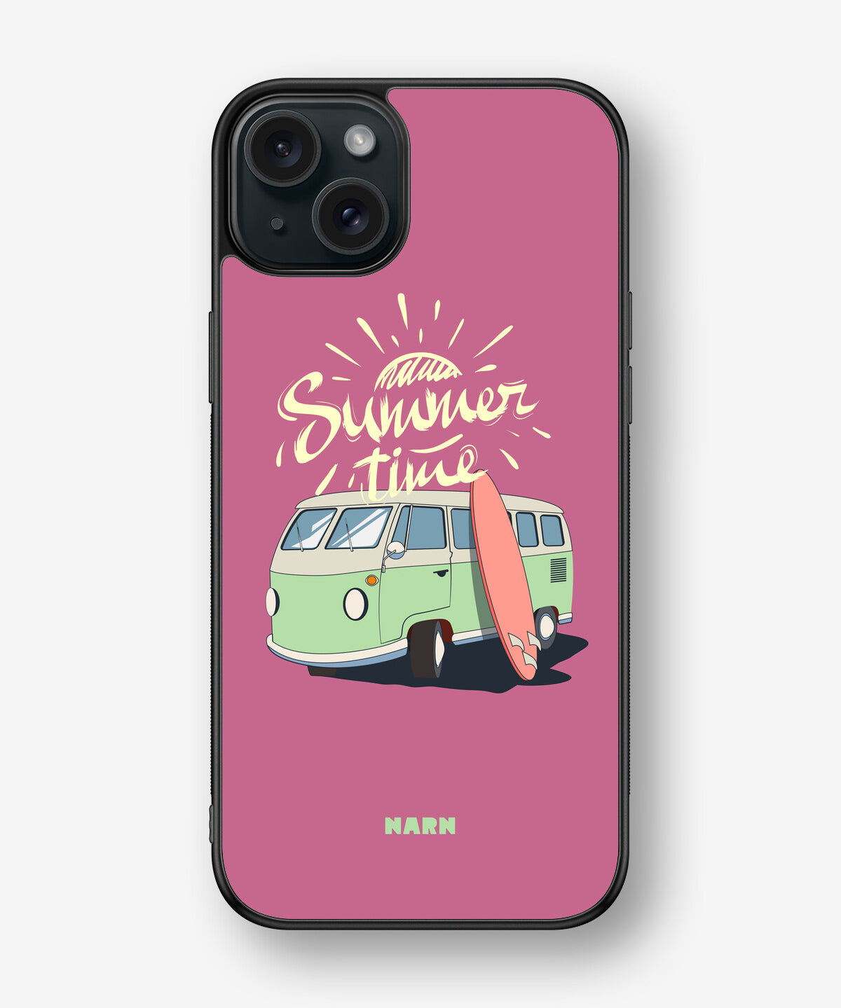 iPhone 15 Plus Hard Case – Summer Van - View 1
