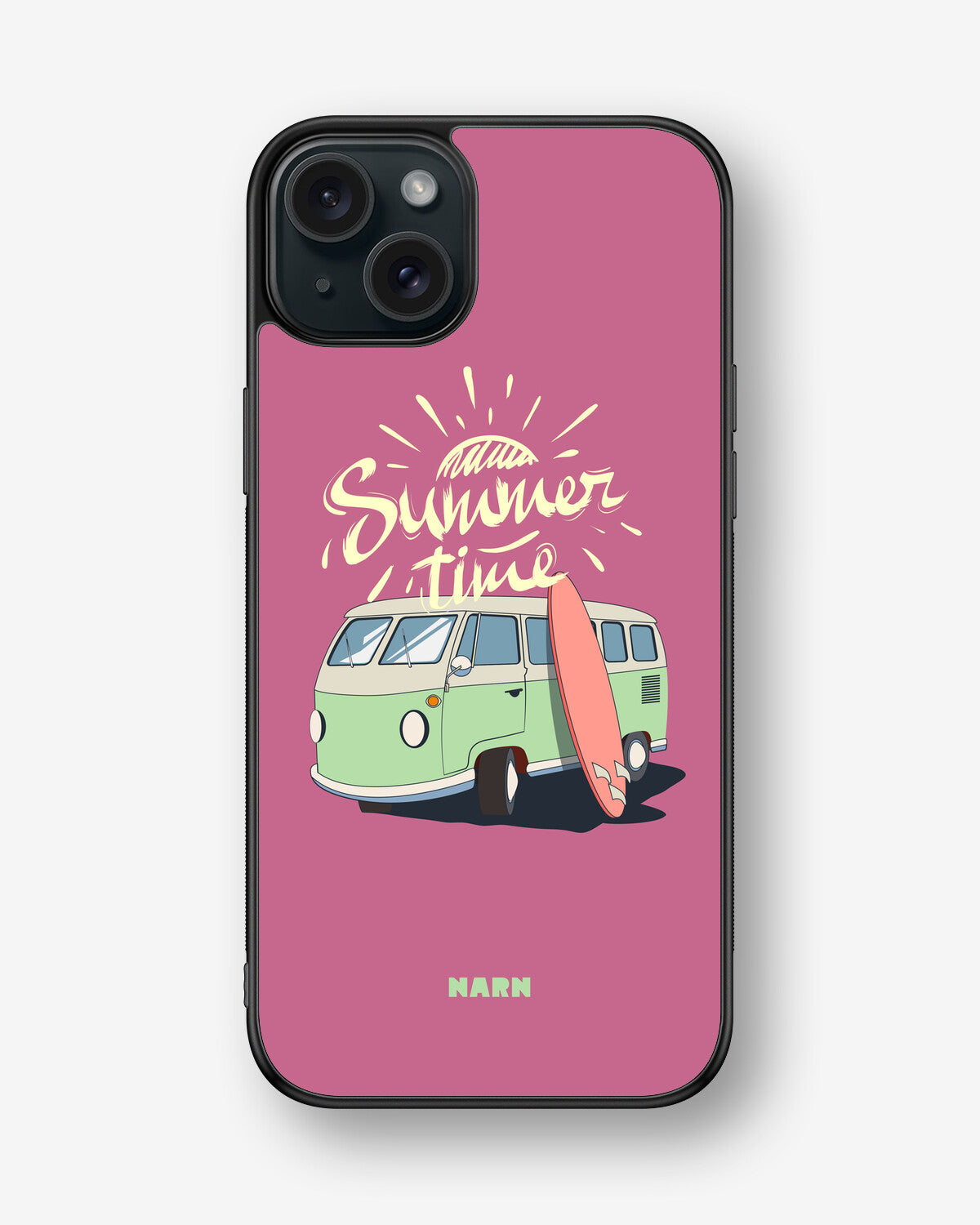 iPhone 15 Plus Hard Case – Summer Van - View 1