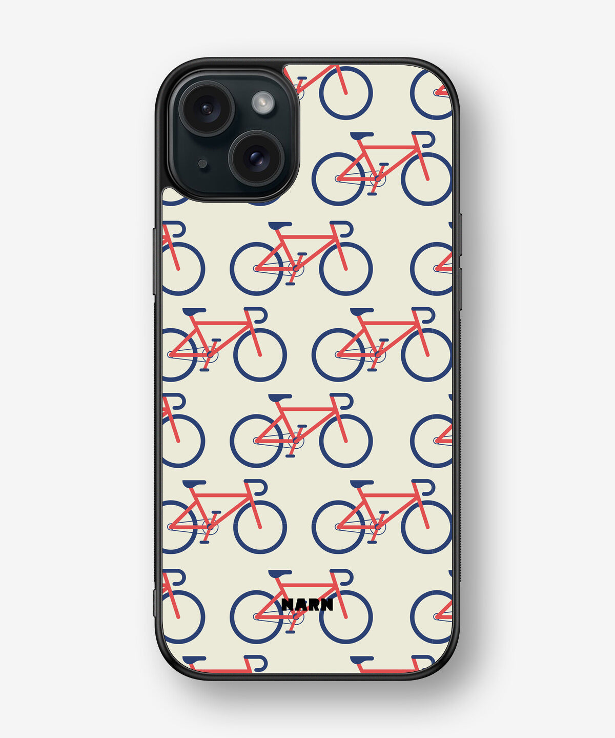 iPhone 15 Plus Hard Case – Vintage Bicycle - View 1