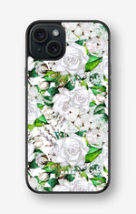iPhone 15 Plus Hard Case – White Bloom - View 1