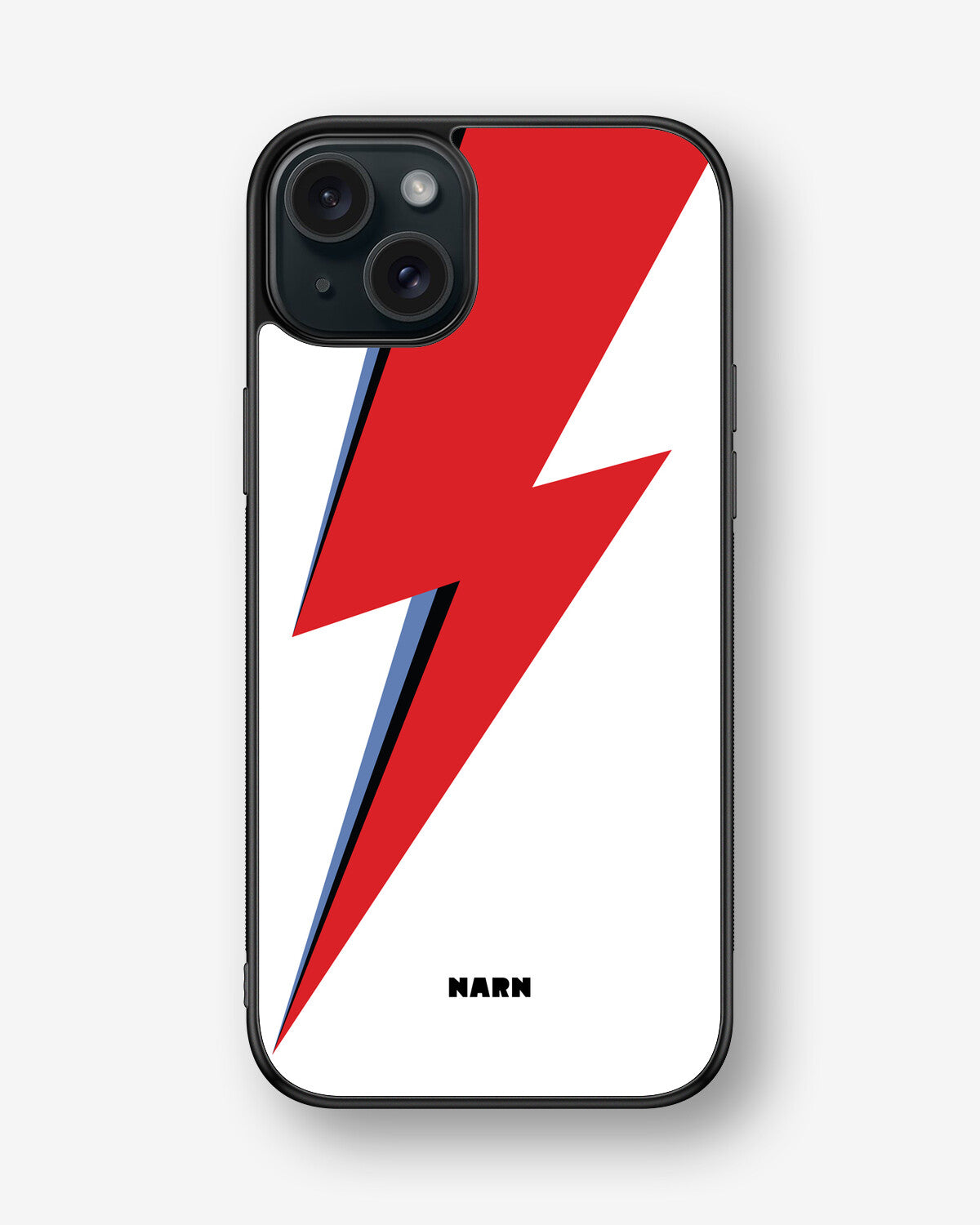 iPhone 15 Plus Hard Case – White Bowie  - View 1