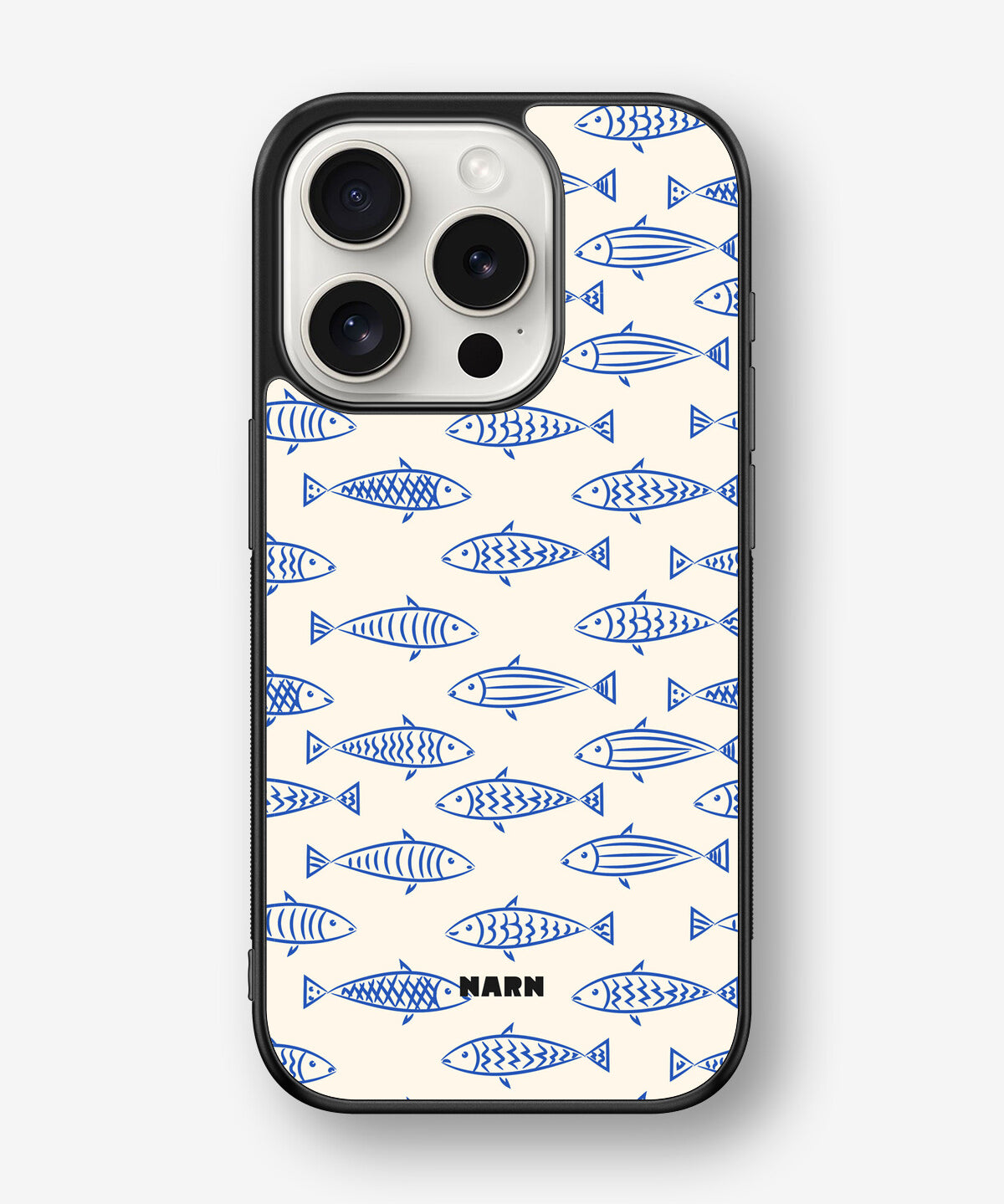 iPhone 15 Pro Hard Case – Blue Catch - View 1