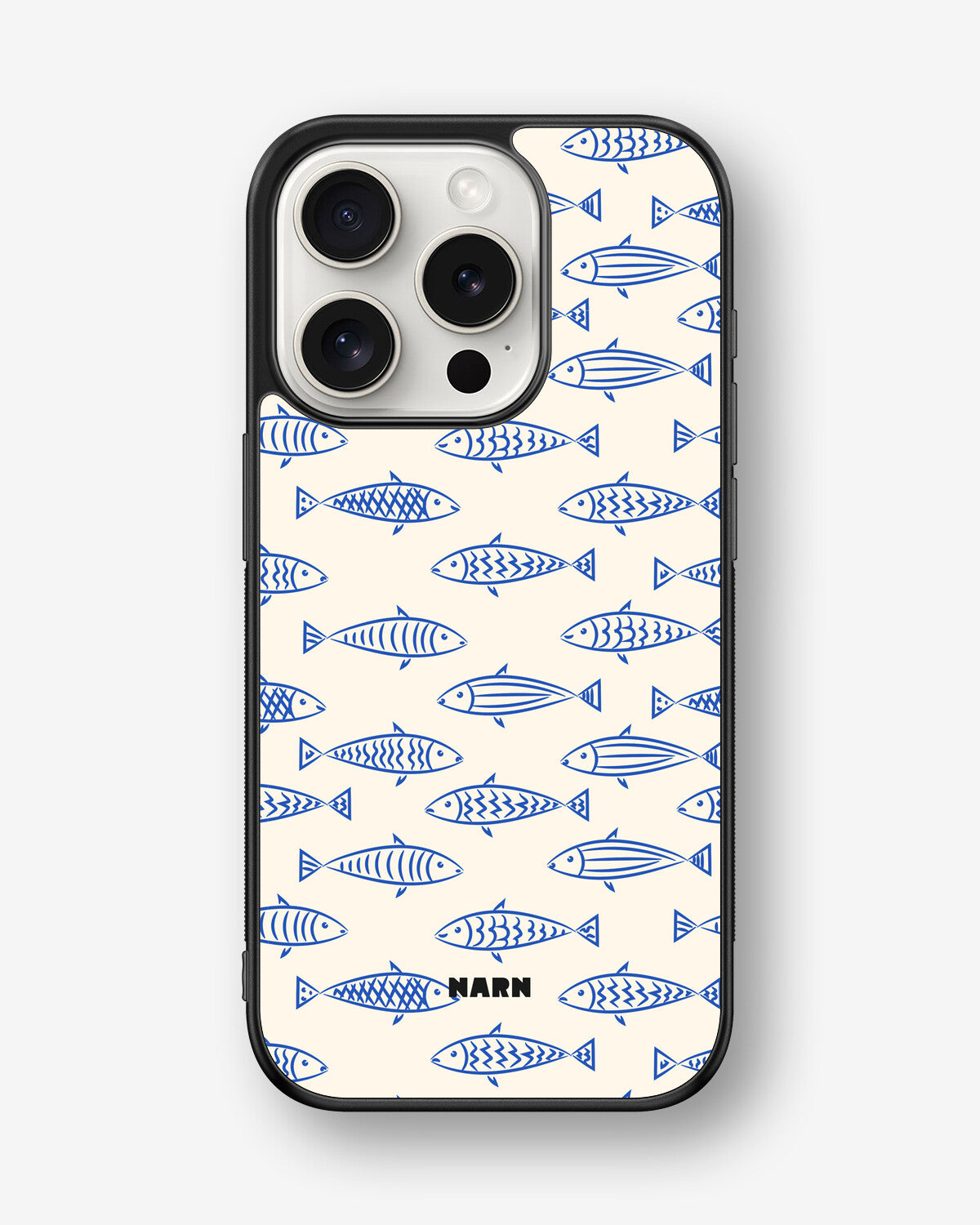 iPhone 15 Pro Hard Case – Blue Catch - View 1