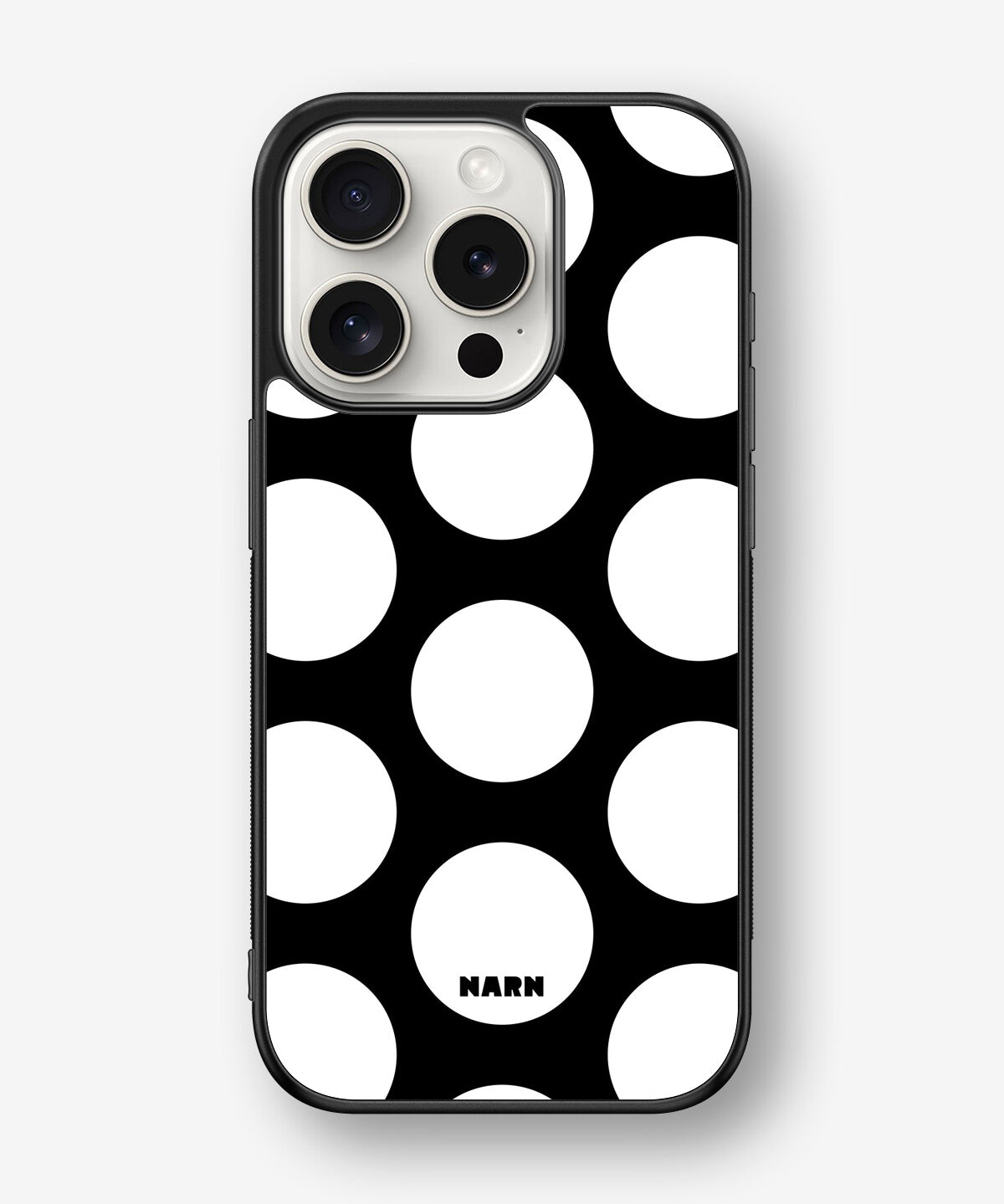 iPhone 15 Pro Hard Case – Bold Dots - View 1