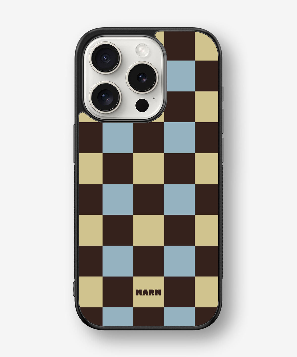 iPhone 15 Pro Hard Case – Butter Check - View 1