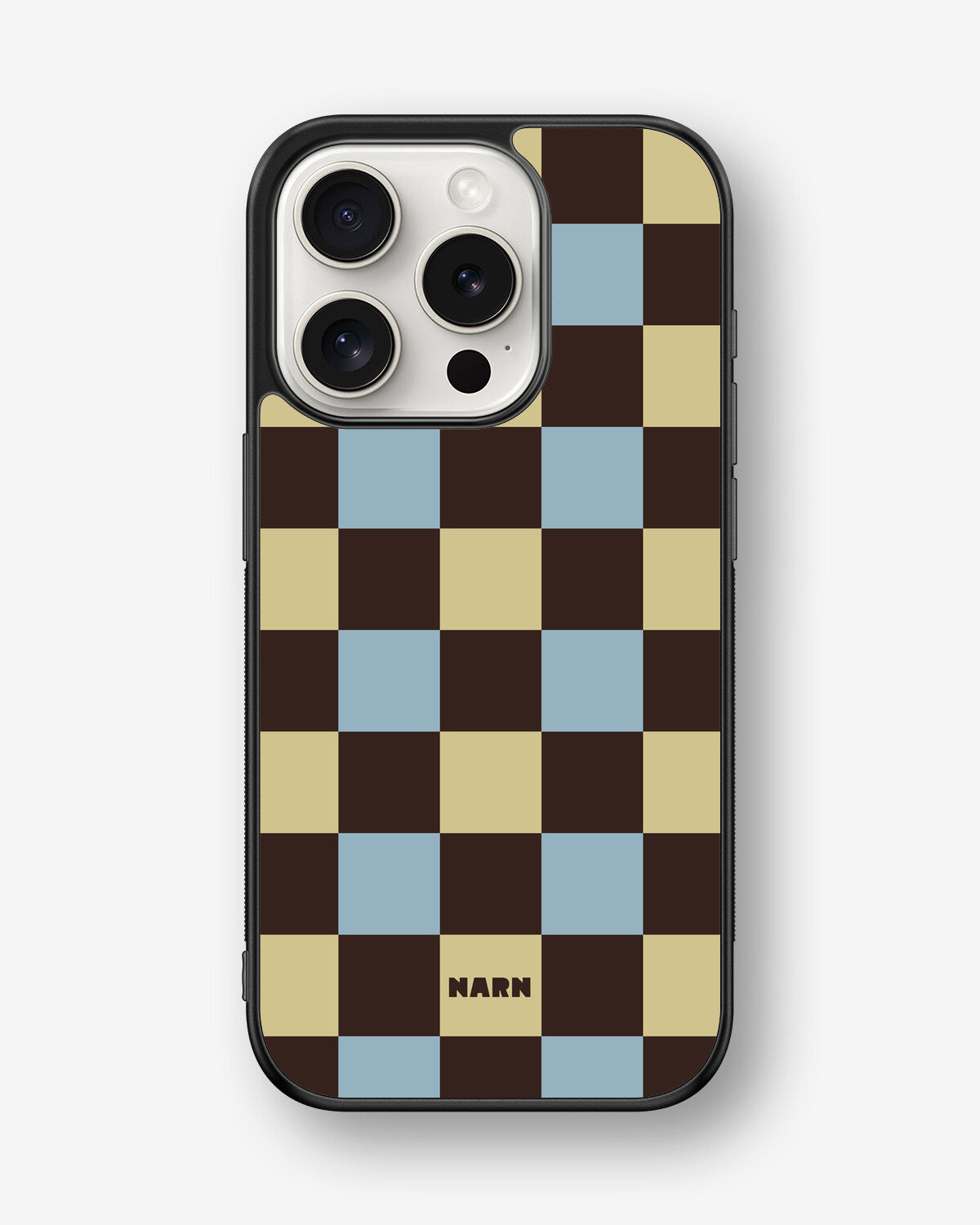 iPhone 15 Pro Hard Case – Butter Check - View 1