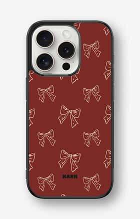 iPhone 15 Pro Hard Case – Cherry Bows - View 1