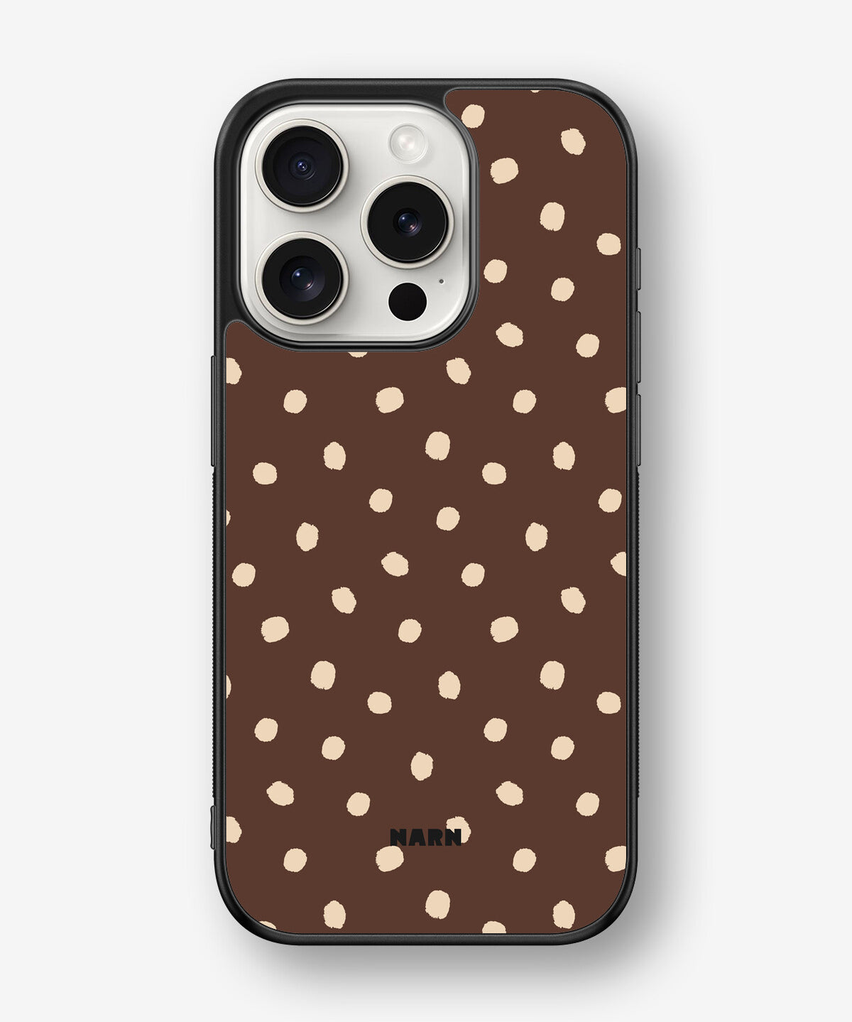 iPhone 15 Pro Hard Case – Choco Dots - View 1