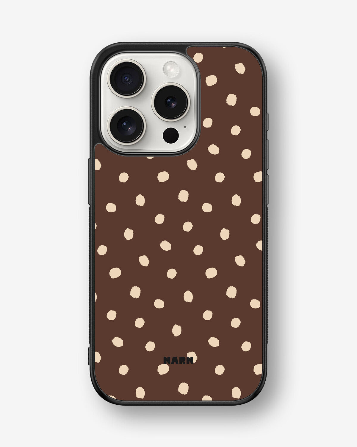 iPhone 15 Pro Hard Case – Choco Dots - View 1