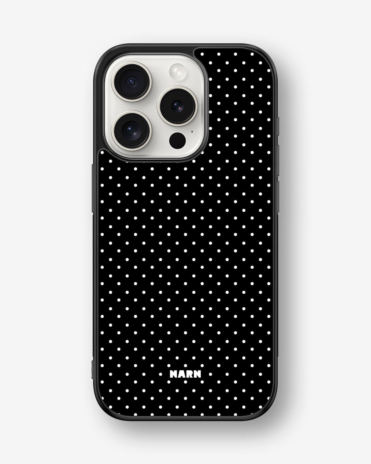 iPhone 15 Pro Hard Case – Classic Dots - View 1