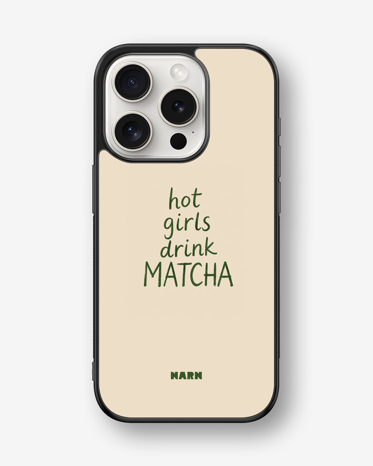 iPhone 15 Pro Hard Case – Drink Matcha - View 1