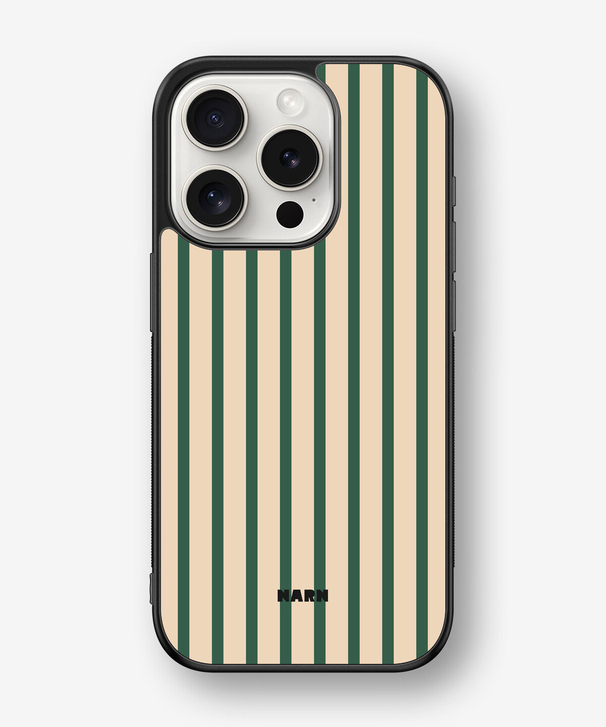 iPhone 15 Pro Hard Case – Evergreen Stripe - View 1