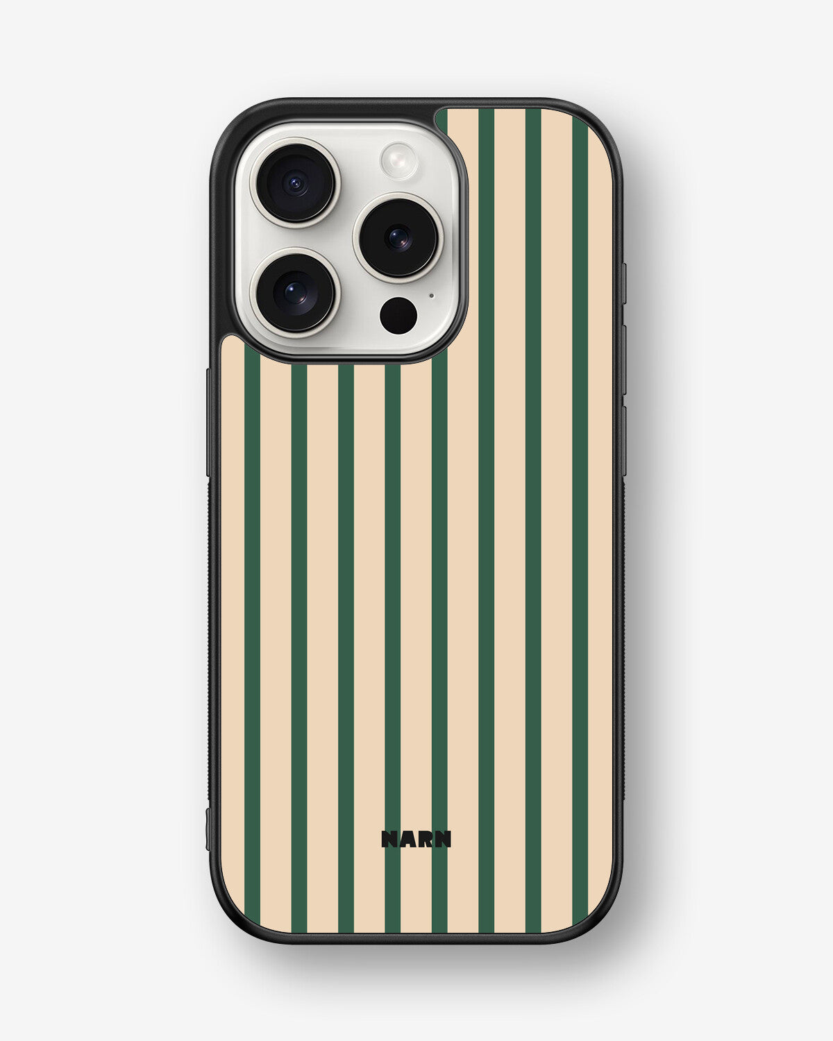 iPhone 15 Pro Hard Case – Evergreen Stripe - View 1