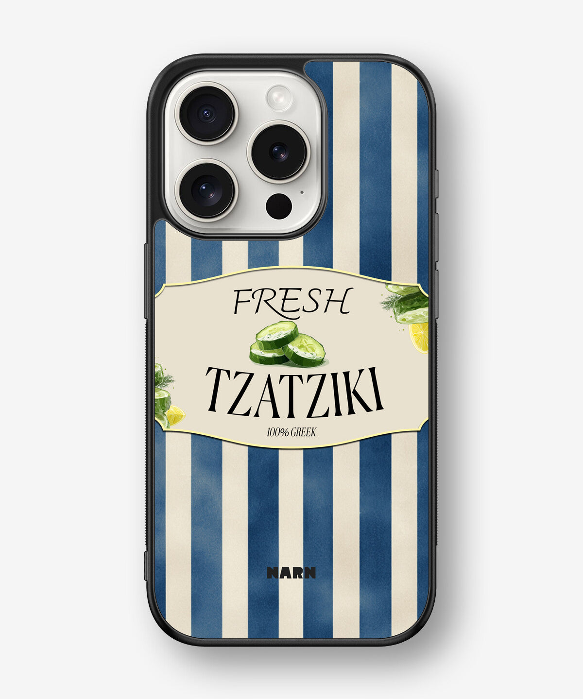 iPhone 15 Pro Hard Case – Greek Blues - View 1
