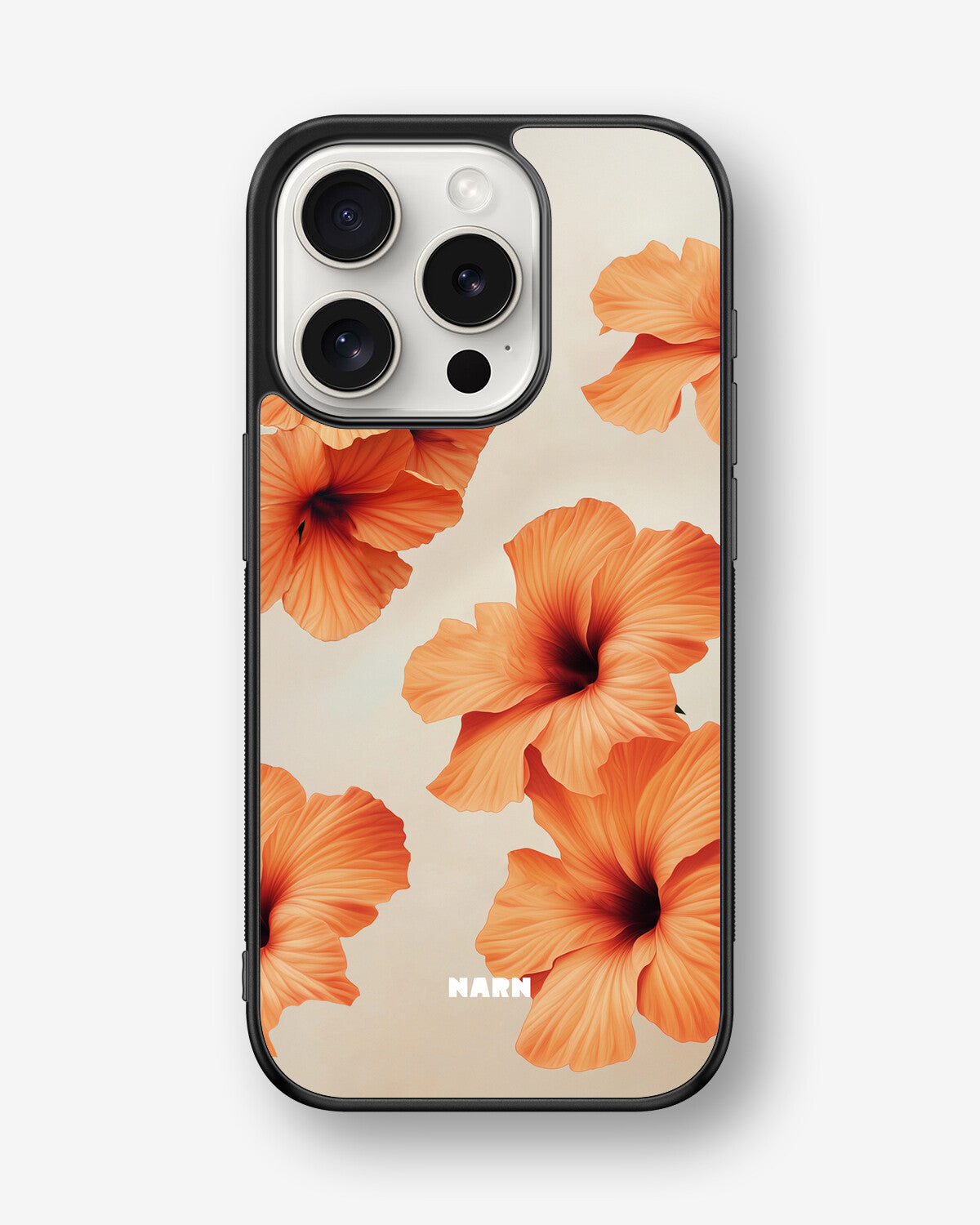 iPhone 15 Pro Hard Case – Hibiscus Dreams - View 1