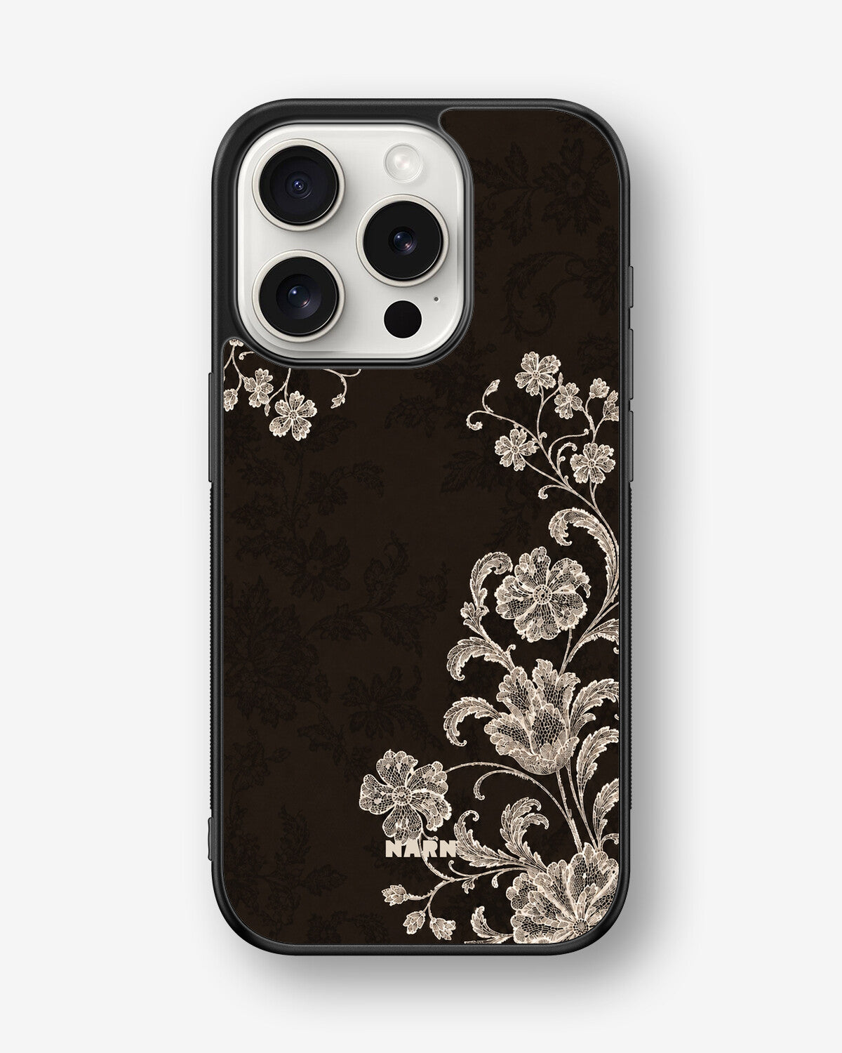 iPhone 15 Pro Hard Case – Ivory Bloom - View 1