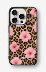 iPhone 15 Pro Hard Case – Leopard Flower - View 1