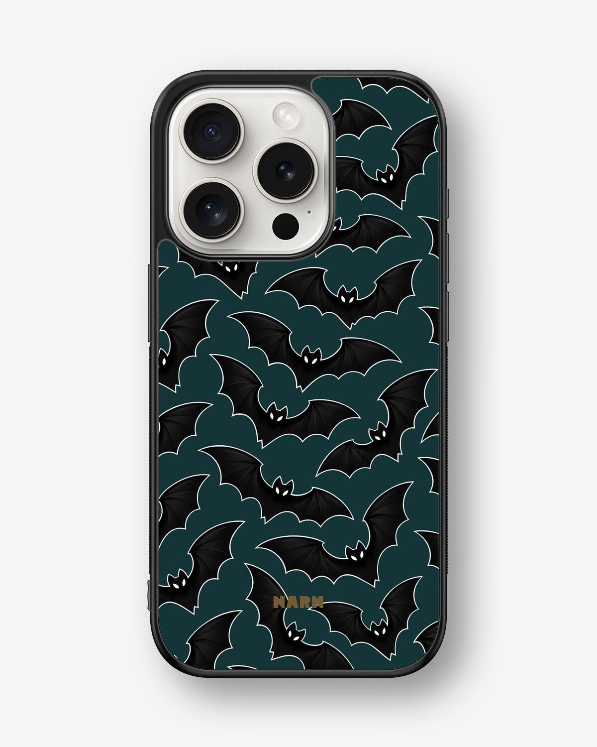 iPhone 15 Pro Hard Case – Midnight Bats - View 1