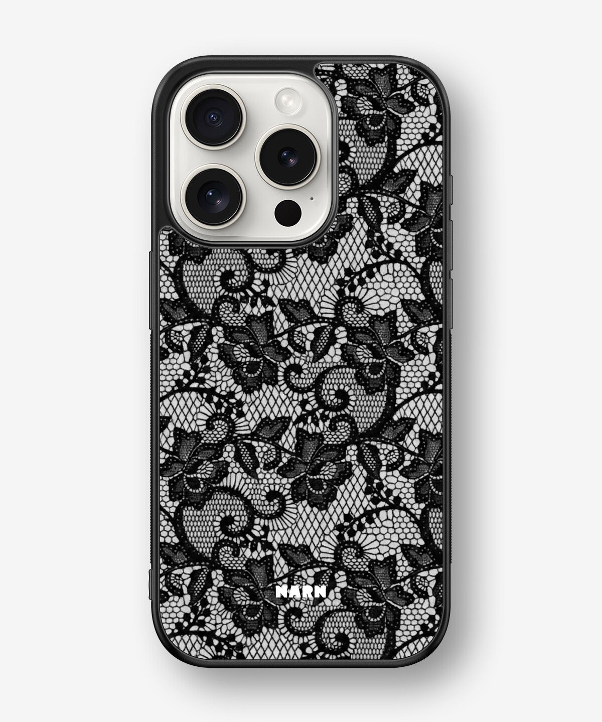 iPhone 15 Pro Hard Case – Midnight Lace - View 1