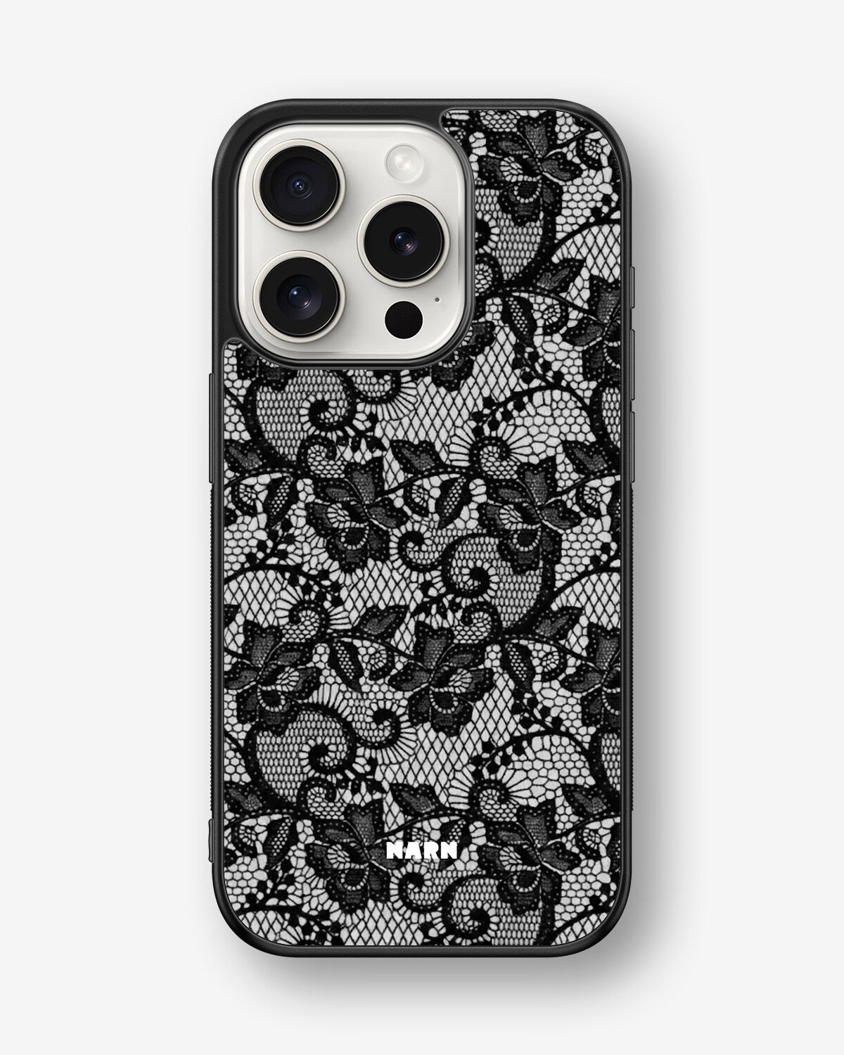 iPhone 15 Pro Hard Case – Midnight Lace - View 1
