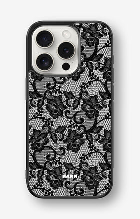 iPhone 15 Pro Hard Case – Midnight Lace - View 1