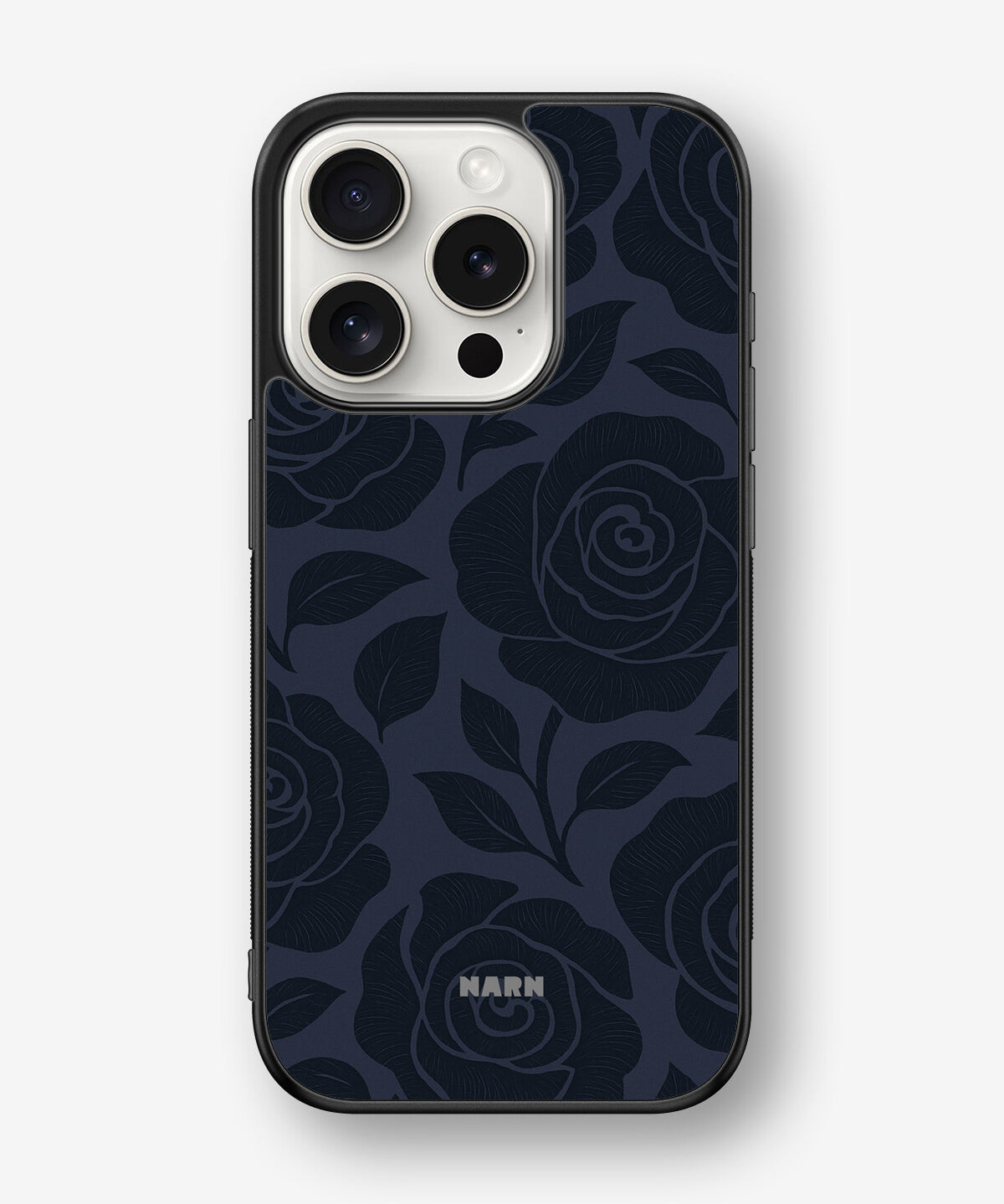 iPhone 15 Pro Hard Case – Midnight Rose - View 1