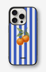 iPhone 15 Pro Hard Case – Orange Stripes - View 1