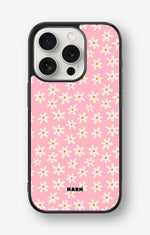 iPhone 15 Pro Hard Case – Pink Daisy - View 1