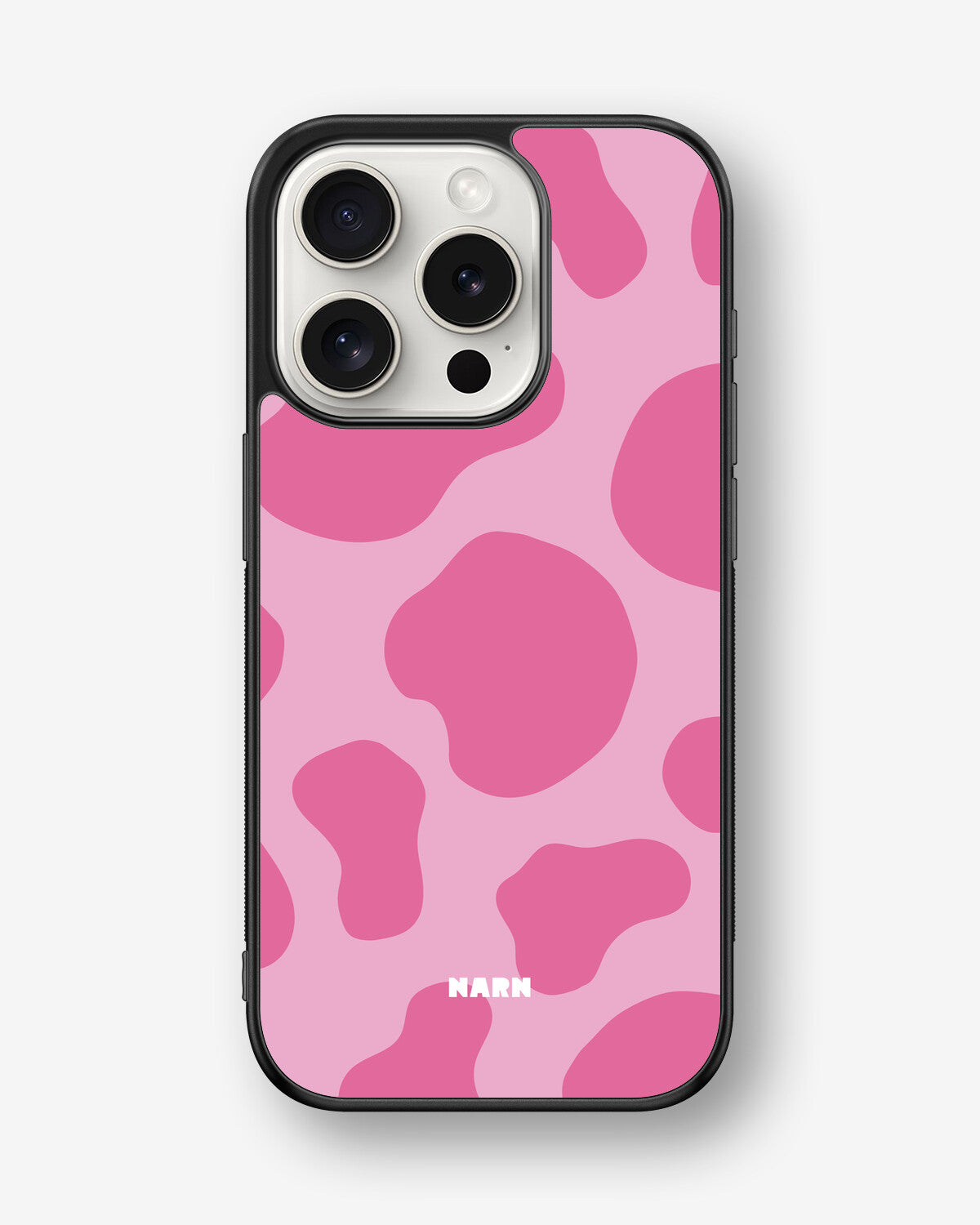 iPhone 15 Pro Hard Case – Pink Moo - View 1