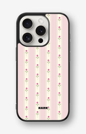 iPhone 15 Pro Hard Case – Rose Lines - View 1