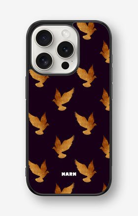 iPhone 15 Pro Hard Case – Royal Doves - View 1