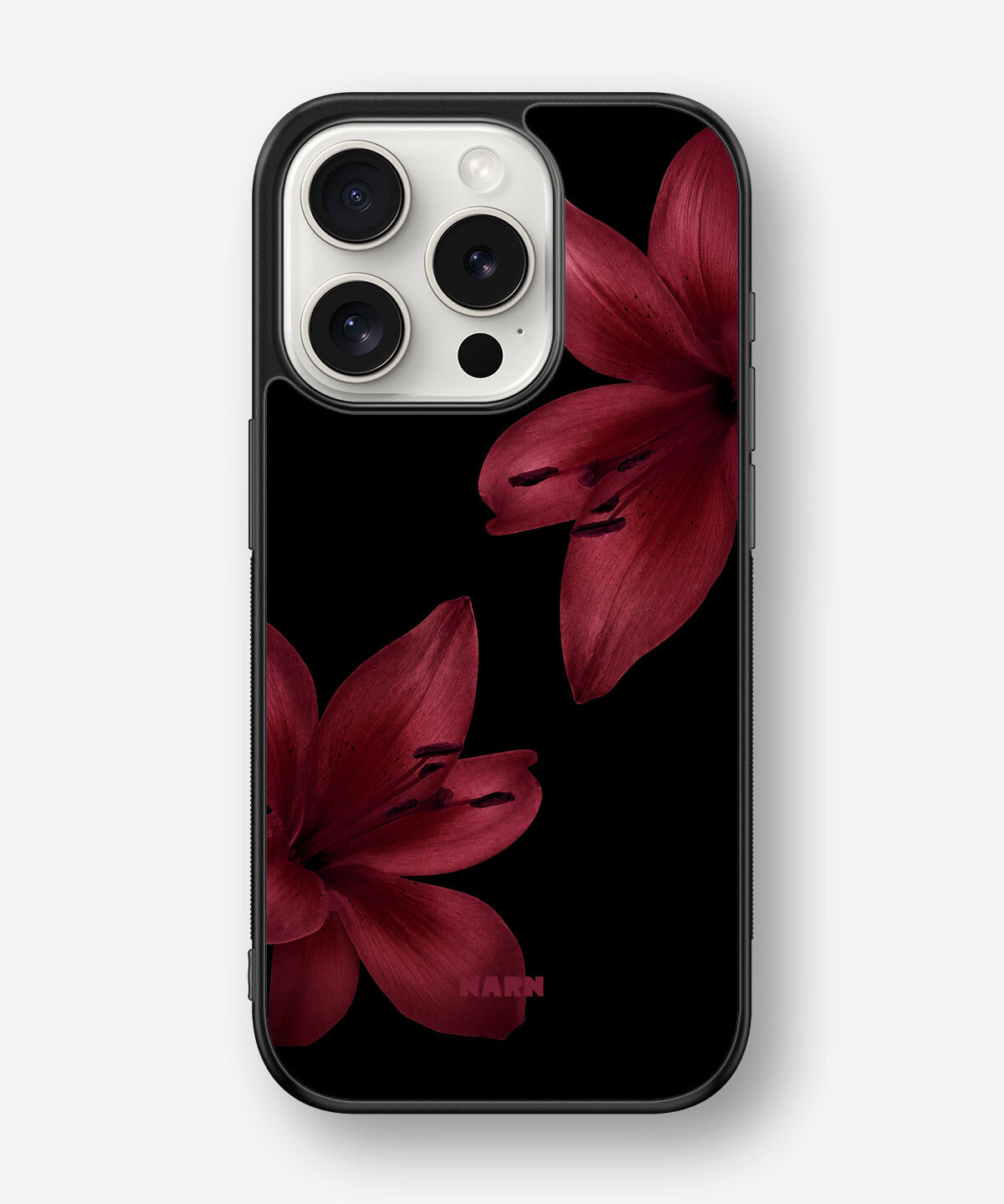 iPhone 15 Pro Hard Case – Ruby Lily - View 1