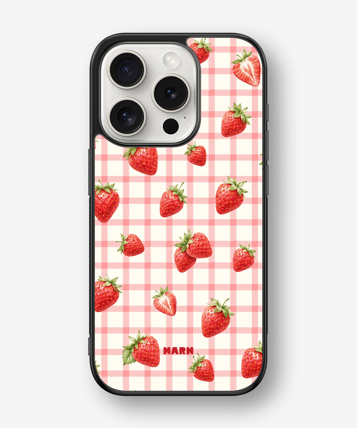 iPhone 15 Pro Hard Case – Strawbella - View 1