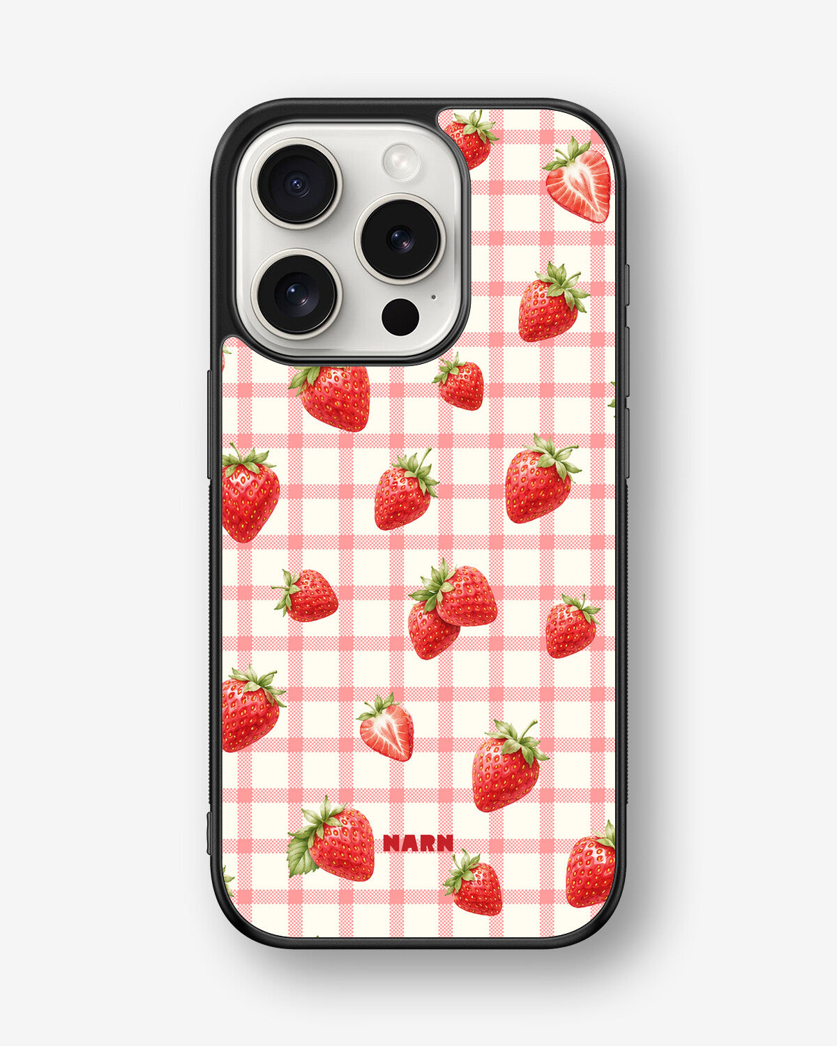iPhone 15 Pro Hard Case – Strawbella - View 1