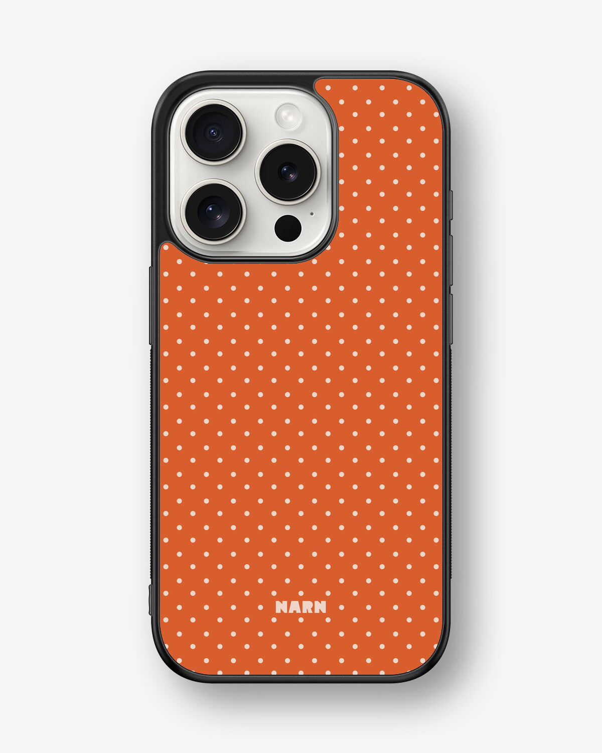iPhone 15 Pro Hard Case – Sunrise Dots - View 1