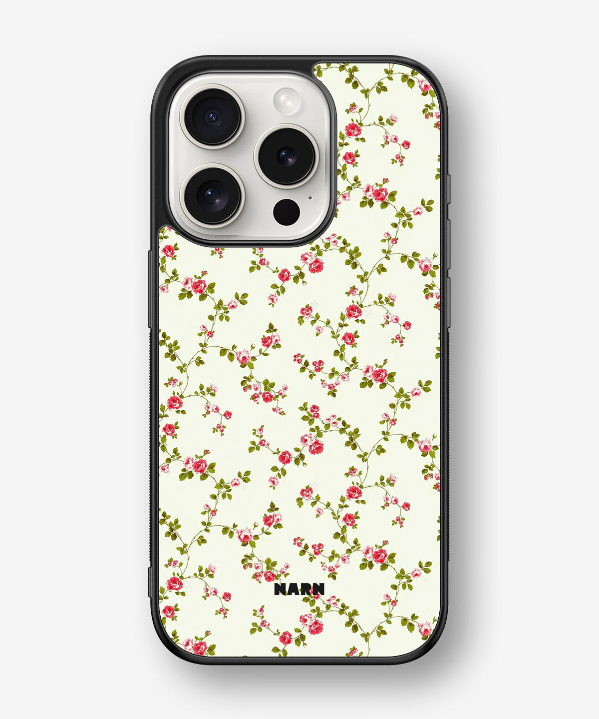 iPhone 15 Pro Hard Case – Vintage Rose - View 1