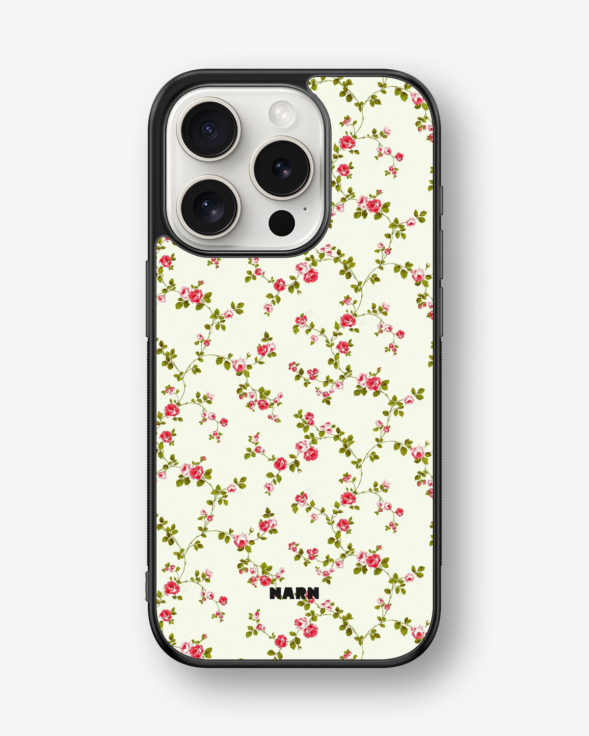 iPhone 15 Pro Hard Case – Vintage Rose - View 1
