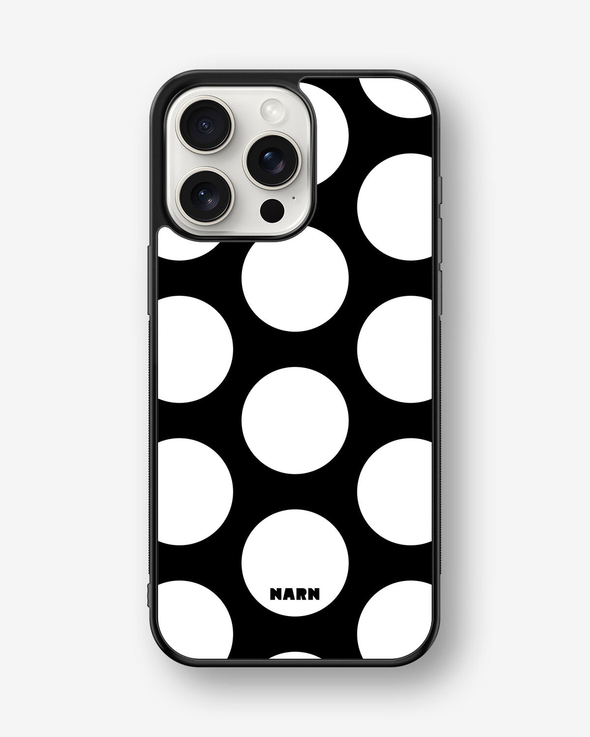 iPhone 15 Pro Max Hard Case – Bold Dots - View 1